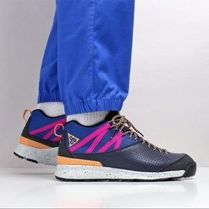 Nike ACG Mens Okwahn 2 Obsidian Orange Lightweight Hiking Sneakers, Size 7, NWOT